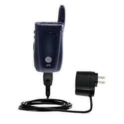 Gomadic Rapid Wall / AC Charger for the Nextel i670 - Brand w/ TipExchange Technology