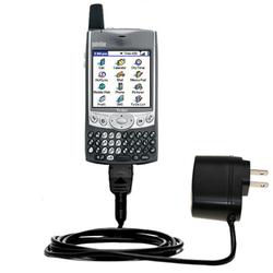 Gomadic Rapid Wall / AC Charger for the PalmOne Treo 600 - Brand w/ TipExchange Technology