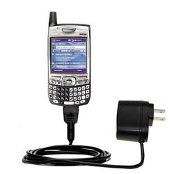 Gomadic Rapid Wall / AC Charger for the PalmOne Treo 700p - Brand w/ TipExchange Technology