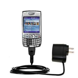 Gomadic Rapid Wall / AC Charger for the PalmOne Treo 750v - Brand w/ TipExchange Technology