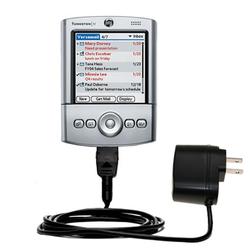 Gomadic Rapid Wall / AC Charger for the PalmOne Tungsten T2 - Brand w/ TipExchange Technology