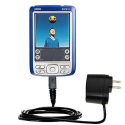 Gomadic Rapid Wall / AC Charger for the PalmOne Zire 72 - Brand w/ TipExchange Technology
