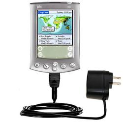 Gomadic Rapid Wall / AC Charger for the PalmOne m500 - Brand w/ TipExchange Technology