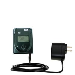 Gomadic Rapid Wall / AC Charger for the Rio Eigen - Brand w/ TipExchange Technology