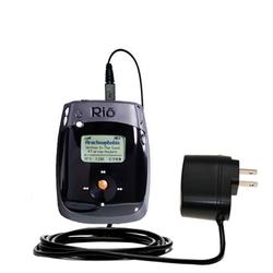 Gomadic Rapid Wall / AC Charger for the Rio Nitrus - Brand w/ TipExchange Technology