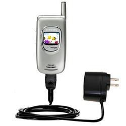 Gomadic Rapid Wall / AC Charger for the Samsung A420 - Brand w/ TipExchange Technology