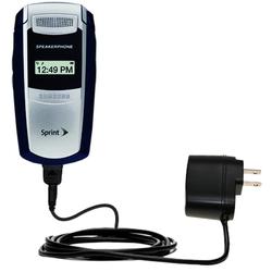 Gomadic Rapid Wall / AC Charger for the Samsung A580 - Brand w/ TipExchange Technology