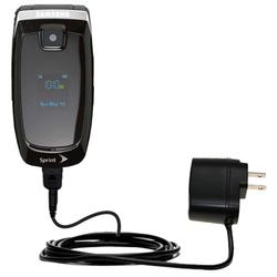 Gomadic Rapid Wall / AC Charger for the Samsung A640 - Brand w/ TipExchange Technology