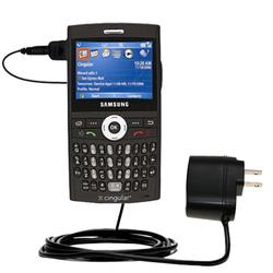 Gomadic Rapid Wall / AC Charger for the Samsung Blackjack i607 - Brand w/ TipExchange Technology
