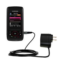 Gomadic Rapid Wall / AC Charger for the Samsung Blast - Brand w/ TipExchange Technology