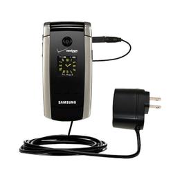Gomadic Rapid Wall / AC Charger for the Samsung Gleam - Brand w/ TipExchange Technology