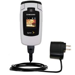 Gomadic Rapid Wall / AC Charger for the Samsung M500 - Brand w/ TipExchange Technology