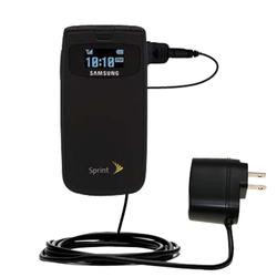 Gomadic Rapid Wall / AC Charger for the Samsung M610 - Brand w/ TipExchange Technology