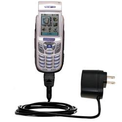 Gomadic Rapid Wall / AC Charger for the Samsung SCH-N330 - Brand w/ TipExchange Technology