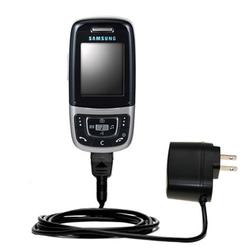Gomadic Rapid Wall / AC Charger for the Samsung SGH-E630 - Brand w/ TipExchange Technology