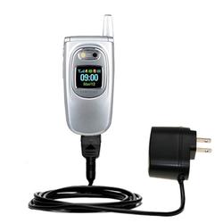 Gomadic Rapid Wall / AC Charger for the Samsung SGH-P510 - Brand w/ TipExchange Technology