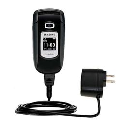 Gomadic Rapid Wall / AC Charger for the Samsung SGH-T309 - Brand w/ TipExchange Technology