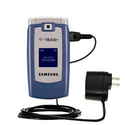 Gomadic Rapid Wall / AC Charger for the Samsung SGH-T409 - Brand w/ TipExchange Technology