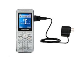 Gomadic Rapid Wall / AC Charger for the Samsung SGH-T509 - Brand w/ TipExchange Technology