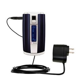 Gomadic Rapid Wall / AC Charger for the Samsung SGH-T639 - Brand w/ TipExchange Technology