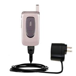 Gomadic Rapid Wall / AC Charger for the Samsung SGH-X430 - Brand w/ TipExchange Technology