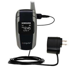 Gomadic Rapid Wall / AC Charger for the Samsung SGH-X506 - Brand w/ TipExchange Technology
