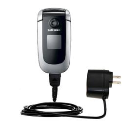 Gomadic Rapid Wall / AC Charger for the Samsung SGH-X660 - Brand w/ TipExchange Technology