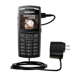 Gomadic Rapid Wall / AC Charger for the Samsung SGH-X820 - Brand w/ TipExchange Technology