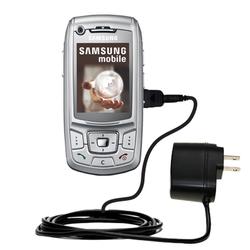 Gomadic Rapid Wall / AC Charger for the Samsung SGH-Z400 - Brand w/ TipExchange Technology