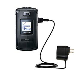Gomadic Rapid Wall / AC Charger for the Samsung SGH-Z540 - Brand w/ TipExchange Technology