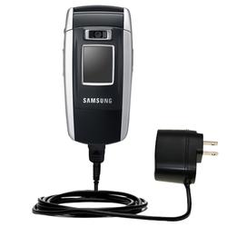 Gomadic Rapid Wall / AC Charger for the Samsung SGH-ZV50 - Brand w/ TipExchange Technology