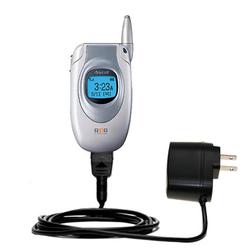 Gomadic Rapid Wall / AC Charger for the Samsung SPH-A500 - Brand w/ TipExchange Technology