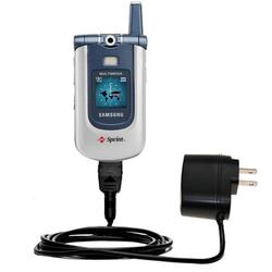 Gomadic Rapid Wall / AC Charger for the Samsung SPH-A700 - Brand w/ TipExchange Technology