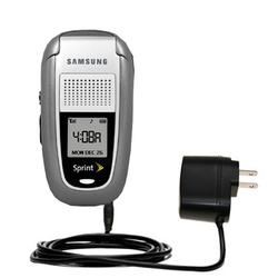 Gomadic Rapid Wall / AC Charger for the Samsung SPH-A820 - Brand w/ TipExchange Technology
