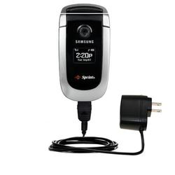 Gomadic Rapid Wall / AC Charger for the Samsung SPH-A840 - Brand w/ TipExchange Technology
