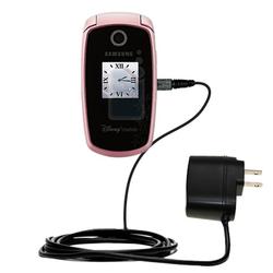 Gomadic Rapid Wall / AC Charger for the Samsung SPH-M305 - Brand w/ TipExchange Technology