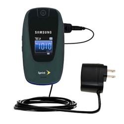 Gomadic Rapid Wall / AC Charger for the Samsung SPH-M510 - Brand w/ TipExchange Technology