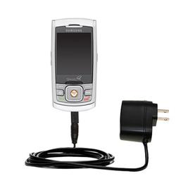 Gomadic Rapid Wall / AC Charger for the Samsung SPH-M520 - Brand w/ TipExchange Technology