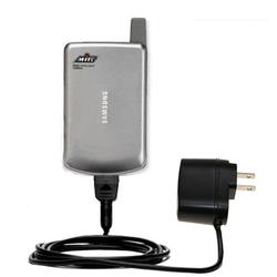 Gomadic Rapid Wall / AC Charger for the Samsung SPH-i500 - Brand w/ TipExchange Technology