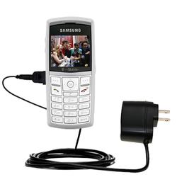 Gomadic Rapid Wall / AC Charger for the Samsung Trace T519 - Brand w/ TipExchange Technology