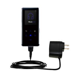 Gomadic Rapid Wall / AC Charger for the Samsung Yepp K3 - Brand w/ TipExchange Technology
