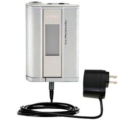 Gomadic Rapid Wall / AC Charger for the Samsung Yepp YP-35H - Brand w/ TipExchange Technology
