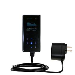 Gomadic Rapid Wall / AC Charger for the Samsung Yepp YP-K5JZB 1GB - Brand w/ TipExchange Technology