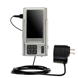 Gomadic Rapid Wall / AC Charger for the Samsung i70 - Brand w/ TipExchange Technology