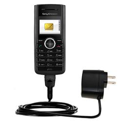 Gomadic Rapid Wall / AC Charger for the Sony Ericsson J110a - Brand w/ TipExchange Technology