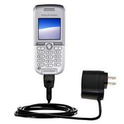 Gomadic Rapid Wall / AC Charger for the Sony Ericsson K300a - Brand w/ TipExchange Technology