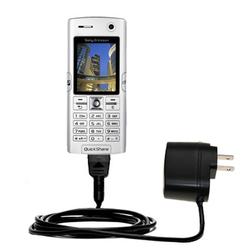 Gomadic Rapid Wall / AC Charger for the Sony Ericsson K608 - Brand w/ TipExchange Technology