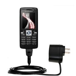Gomadic Rapid Wall / AC Charger for the Sony Ericsson K610i - Brand w/ TipExchange Technology