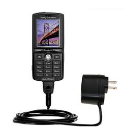 Gomadic Rapid Wall / AC Charger for the Sony Ericsson K750 K750i - Brand w/ TipExchange Technology