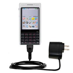 Gomadic Rapid Wall / AC Charger for the Sony Ericsson P1c - Brand w/ TipExchange Technology